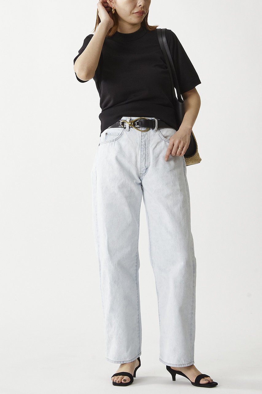 【プルミエ アロンディスモン/1er Arrondissement】の【BONNY WOVEN】パンツ 人気、トレンドファッション・服の通販 founy(ファニー) 　ファッション　Fashion　レディースファッション　WOMEN　パンツ　Pants　シンプル　Simple　ストレート　Straight　デニム　Denim　ヴィンテージ　Vintage　other-7|ID: prp329100004437875 ipo3291000000031326395