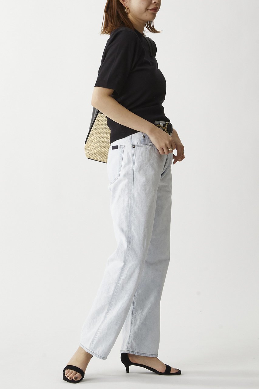 【プルミエ アロンディスモン/1er Arrondissement】の【BONNY WOVEN】パンツ 人気、トレンドファッション・服の通販 founy(ファニー) 　ファッション　Fashion　レディースファッション　WOMEN　パンツ　Pants　シンプル　Simple　ストレート　Straight　デニム　Denim　ヴィンテージ　Vintage　other-8|ID: prp329100004437875 ipo3291000000031326396