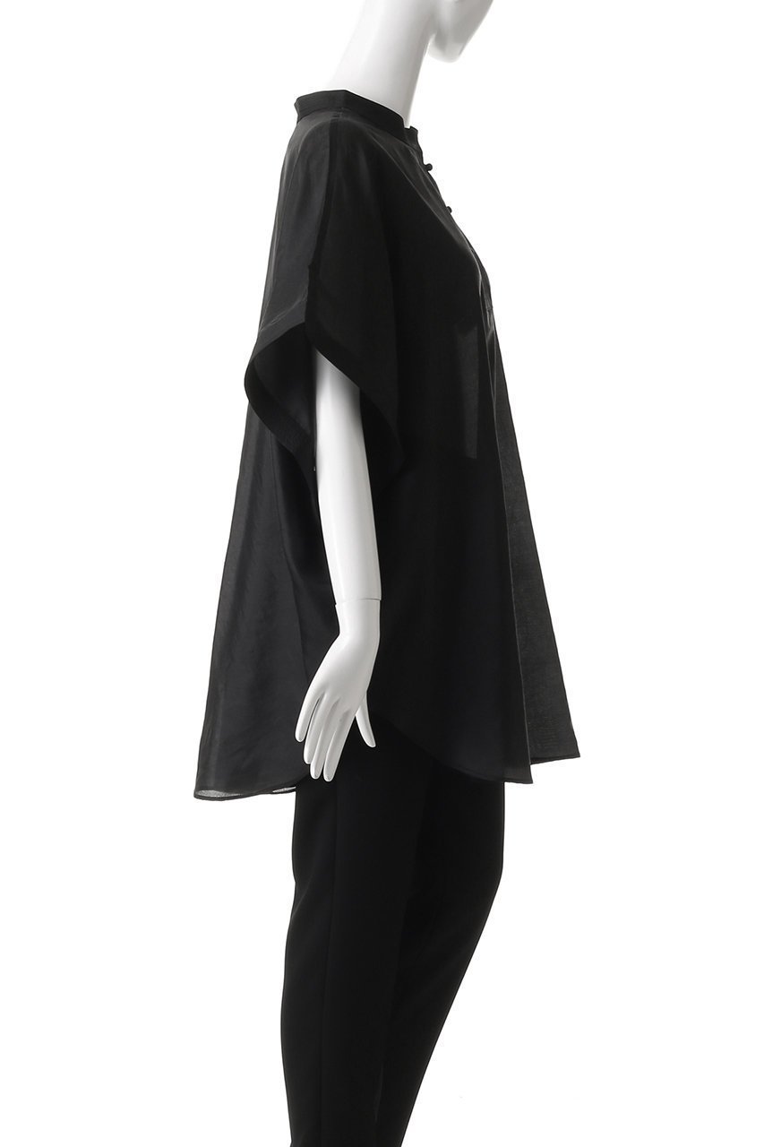 【プルミエ アロンディスモン/1er Arrondissement】の【COUTURE D ADAME】ブラウス 人気、トレンドファッション・服の通販 founy(ファニー) 　ファッション　Fashion　レディースファッション　Fashion for Women　トップス・カットソー　Cut & Sew Tops　シャツ・ブラウス・オフィスカジュアル　Elegant Blouses & Button-Ups　エレガント 上品　Elegant　シアー　Sheer, See-Through　ショート　Short, Short Length　シンプル　Simple, Minimal　スタンド　Stand Collar, Upright Stand　スリーブ　Sleeve, Long Sleeve / Short Sleeve　チュニック　Tunic, Long Top　デニム　Denim, Jeans Material　フレア　Flare, Flared　ワイド　Wide, Wide Fit　other-3|ID: prp329100004437876 ipo3291000000032811738