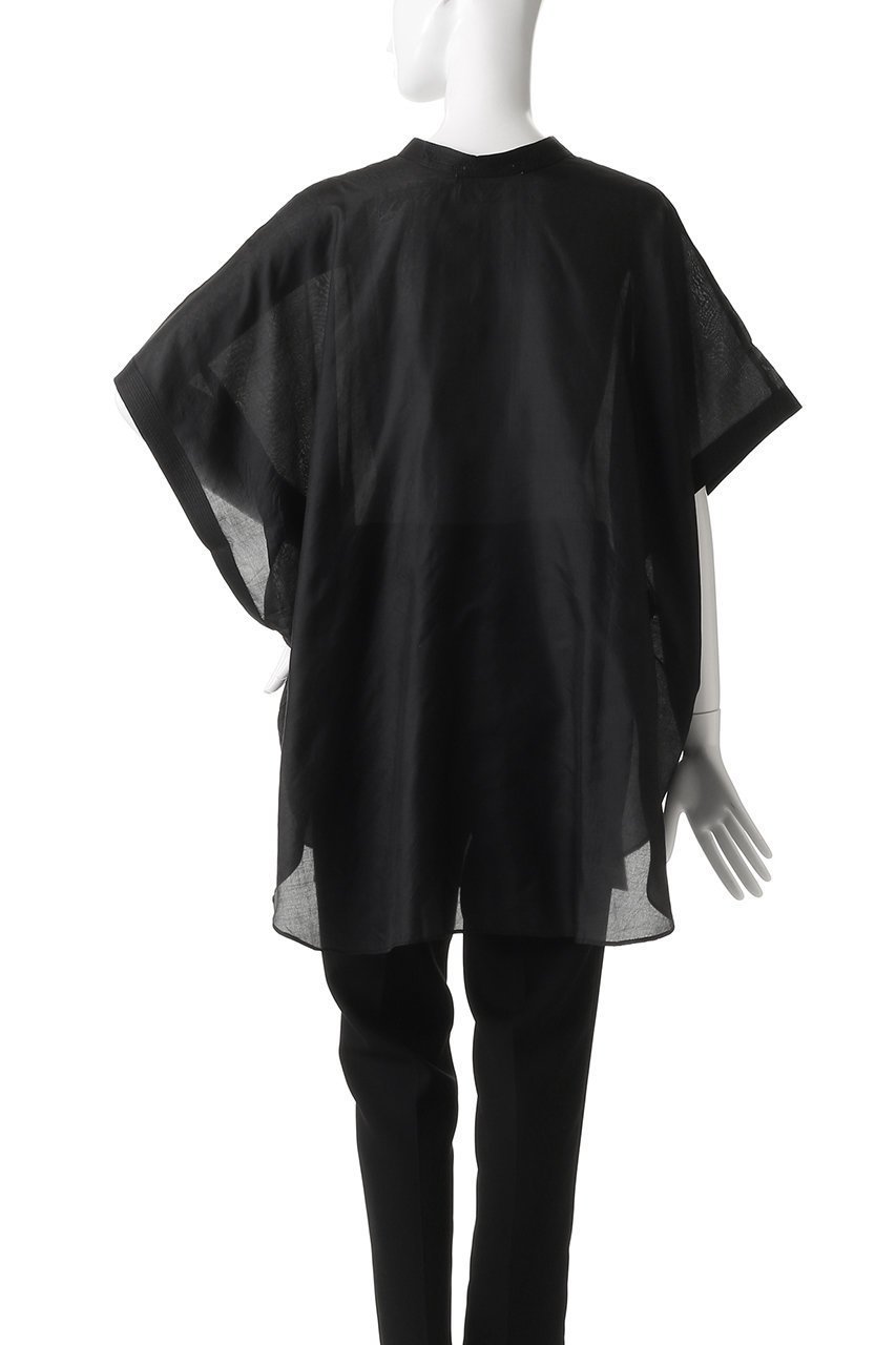 【プルミエ アロンディスモン/1er Arrondissement】の【COUTURE D ADAME】ブラウス 人気、トレンドファッション・服の通販 founy(ファニー) 　ファッション　Fashion　レディースファッション　Fashion for Women　トップス・カットソー　Cut & Sew Tops　シャツ・ブラウス・オフィスカジュアル　Elegant Blouses & Button-Ups　エレガント 上品　Elegant　シアー　Sheer, See-Through　ショート　Short, Short Length　シンプル　Simple, Minimal　スタンド　Stand Collar, Upright Stand　スリーブ　Sleeve, Long Sleeve / Short Sleeve　チュニック　Tunic, Long Top　デニム　Denim, Jeans Material　フレア　Flare, Flared　ワイド　Wide, Wide Fit　other-4|ID: prp329100004437876 ipo3291000000032811739