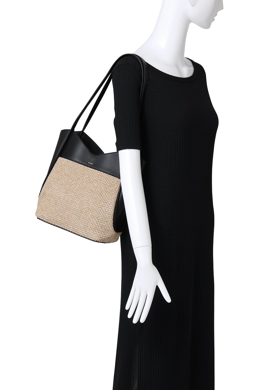 【プルミエ アロンディスモン/1er Arrondissement】の【MIUUR】トートバッグ 人気、トレンドファッション・服の通販 founy(ファニー) 　ファッション　Fashion　レディースファッション　WOMEN　バッグ　Bag　おすすめ　Recommend　シンプル　Simple　ポケット　Pocket　ミックス　Mix　ラフィア　Raffia　other-2|ID: prp329100004437877 ipo3291000000031257345