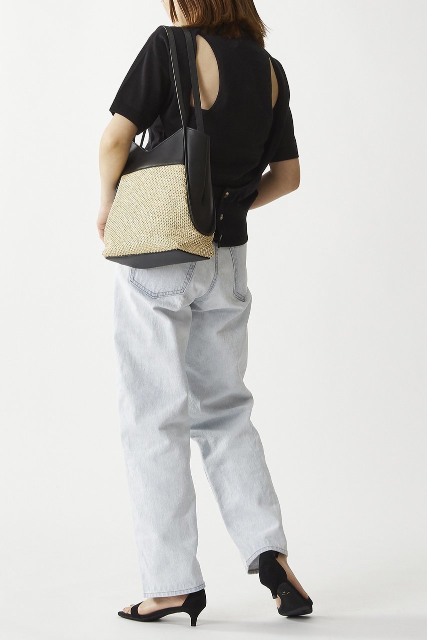 【プルミエ アロンディスモン/1er Arrondissement】の【MIUUR】トートバッグ 人気、トレンドファッション・服の通販 founy(ファニー) 　ファッション　Fashion　レディースファッション　WOMEN　バッグ　Bag　おすすめ　Recommend　シンプル　Simple　ポケット　Pocket　ミックス　Mix　ラフィア　Raffia　other-8|ID: prp329100004437877 ipo3291000000031326404