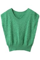 【アナイ/ANAYI】のGIMAフェザーVプルオーバー 人気、トレンドファッション・服の通販 founy(ファニー) ファッション Fashion レディースファッション Fashion for Women トップス・カットソー Cut & Sew Tops ニット Knit Tops & Sweaters カジュアルプルオーバー・ニットトップス Pullovers & Knit Tops / Casual Pullovers カットソー Cut and Sewn Top シンプル Simple, Minimal フェザー Feather, Feather Detail 再入荷 Restock / Back in Stock 夏 Summer 春 Spring S/S・春夏 SS, Spring/Summer, Warm Season |ID:prp329100004437883