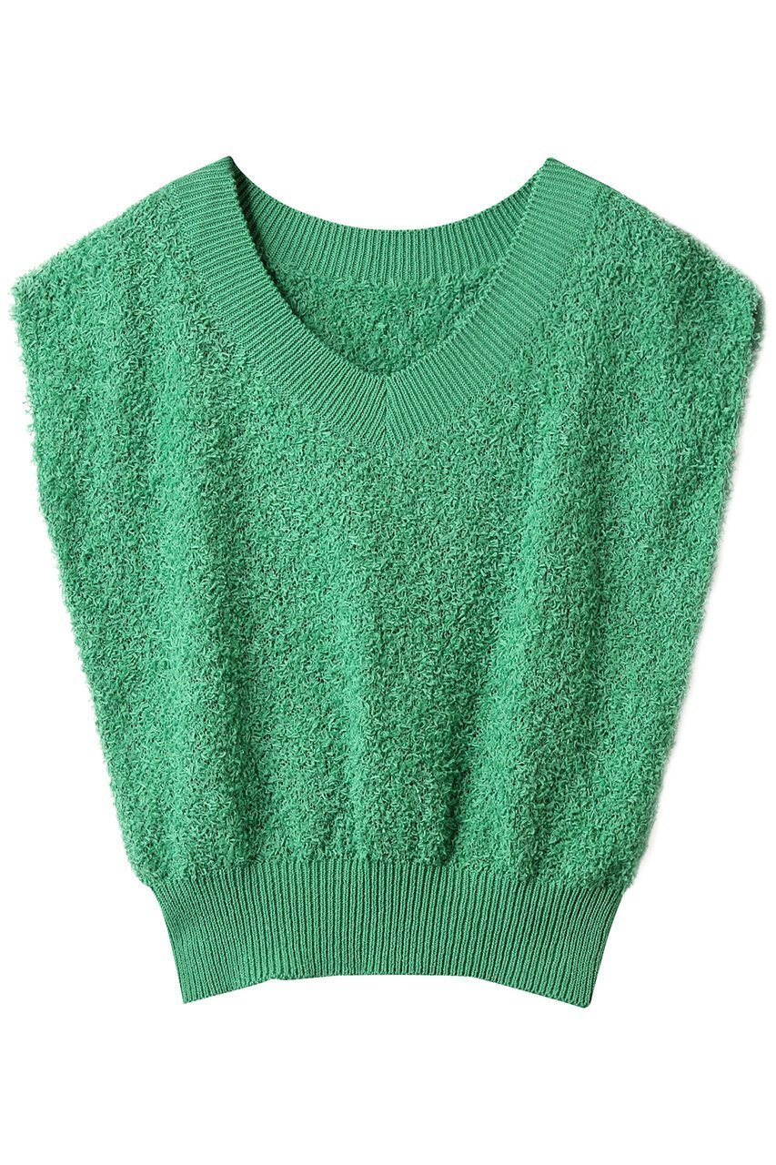 【アナイ/ANAYI】のGIMAフェザーVプルオーバー インテリア・キッズ・メンズ・レディースファッション・服の通販 founy(ファニー) 　ファッション　Fashion　レディースファッション　Fashion for Women　トップス・カットソー　Cut & Sew Tops　ニット　Knit Tops & Sweaters　カジュアルプルオーバー・ニットトップス　Pullovers & Knit Tops / Casual Pullovers　カットソー　Cut and Sewn Top　シンプル　Simple, Minimal　フェザー　Feather, Feather Detail　再入荷　Restock / Back in Stock　夏　Summer　春　Spring　S/S・春夏　SS, Spring/Summer, Warm Season　グリーン|ID: prp329100004437883 ipo3291000000035055083