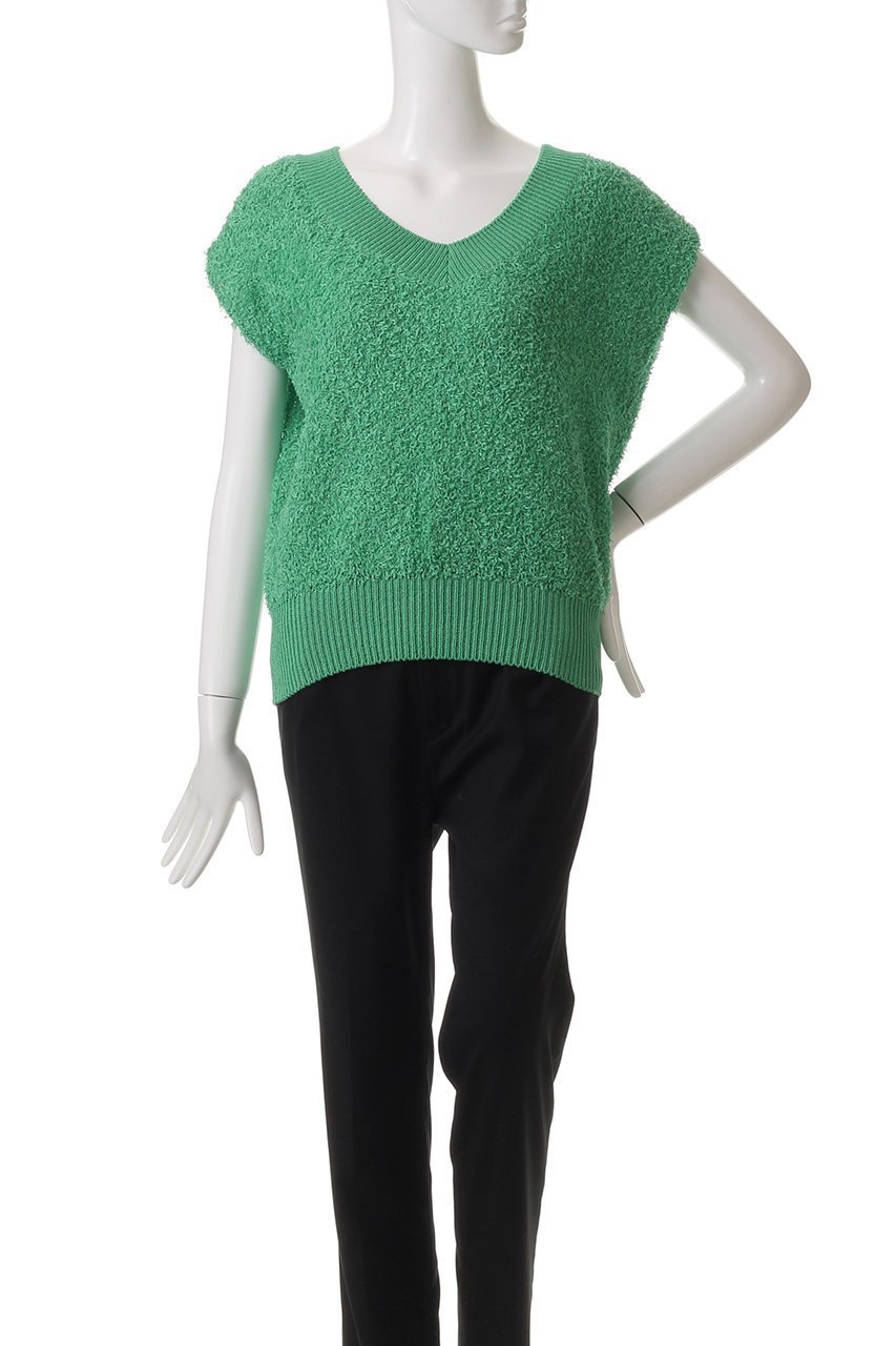 【アナイ/ANAYI】のGIMAフェザーVプルオーバー 人気、トレンドファッション・服の通販 founy(ファニー) 　ファッション　Fashion　レディースファッション　Fashion for Women　トップス・カットソー　Cut & Sew Tops　ニット　Knit Tops & Sweaters　カジュアルプルオーバー・ニットトップス　Pullovers & Knit Tops / Casual Pullovers　カットソー　Cut and Sewn Top　シンプル　Simple, Minimal　フェザー　Feather, Feather Detail　再入荷　Restock / Back in Stock　夏　Summer　春　Spring　S/S・春夏　SS, Spring/Summer, Warm Season　other-2|ID: prp329100004437883 ipo3291000000035055084