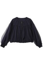 【アナイ/ANAYI】のチュールヨークギャザーブルゾン ネイビー|ID: prp329100004437885 ipo3291000000036106890