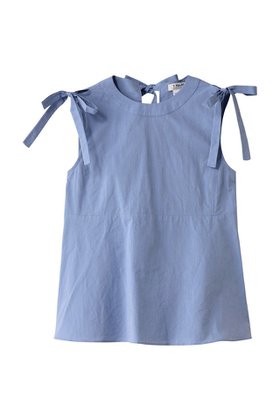 【マックスマーラ/Max Mara】の【 S Max Mara】ELEONORA コットンリボンショルダーブラウス 人気、トレンドファッション・服の通販 founy(ファニー) ファッション Fashion レディースファッション Fashion for Women トップス・カットソー Cut & Sew Tops キャミソール&ノースリーブ Camisoles & Sleeveless Tops シャツ・ブラウス・オフィスカジュアル Elegant Blouses & Button-Ups ショルダー Shoulder, Shoulder Strap ノースリーブ Sleeveless, No-Sleeve フェミニン Feminine, Girly リボン Ribbon, Bow 夏 Summer 春 Spring S/S・春夏 SS, Spring/Summer, Warm Season |ID:prp329100004437887