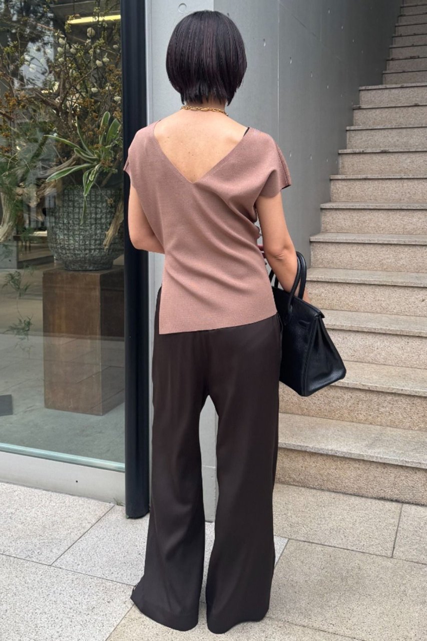 【カオス/Chaos】のルーチェニットTシャツ 人気、トレンドファッション・服の通販 founy(ファニー) 　ファッション　Fashion　レディースファッション　Fashion for Women　トップス・カットソー　Cut & Sew Tops　ニット　Knit Tops & Sweaters　シャツ・ブラウス・オフィスカジュアル　Elegant Blouses & Button-Ups　ロングTシャツ・Tシャツ　Longline T-Shirts & Tees　カジュアルプルオーバー・ニットトップス　Pullovers & Knit Tops / Casual Pullovers　なめらか　Smooth, Silky Texture　コンパクト　Compact, Small Size　シルク　Silk, 100% Silk　スリット　Slit, Slit Detail　エレガント 上品　Elegant　other-4|ID: prp329100004437892 ipo3291000000032932038