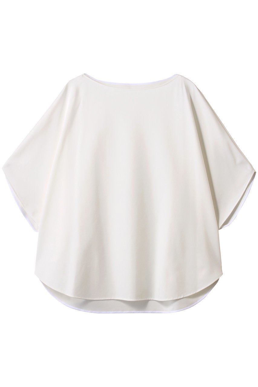 【ル フィル/LE PHIL】のライトスキューバカットソー インテリア・キッズ・メンズ・レディースファッション・服の通販 founy(ファニー) 　ファッション　Fashion　レディースファッション　Fashion for Women　トップス・カットソー　Cut & Sew Tops　シャツ・ブラウス・オフィスカジュアル　Elegant Blouses & Button-Ups　ロングTシャツ・Tシャツ　Longline T-Shirts & Tees　カットソー・ベーシックTシャツ　Cut-and-Sewn Tops / Stretch Tees & Basics　カットソー　Cut and Sewn Top　サークル　Circle, Round Design　ショート　Short, Short Length　シンプル　Simple, Minimal　スリーブ　Sleeve, Long Sleeve / Short Sleeve　ドレープ　Drape, Draping Fabric　バランス　Balance, Style Balance　パターン　Pattern, Design Print　フォルム　Silhouette, Form　フレア　Flare, Flared　ボトム　Bottoms, Lower Wear　ワイド　Wide, Wide Fit　エレガント 上品　Elegant　ホワイト|ID: prp329100004437899 ipo3291000000035343179