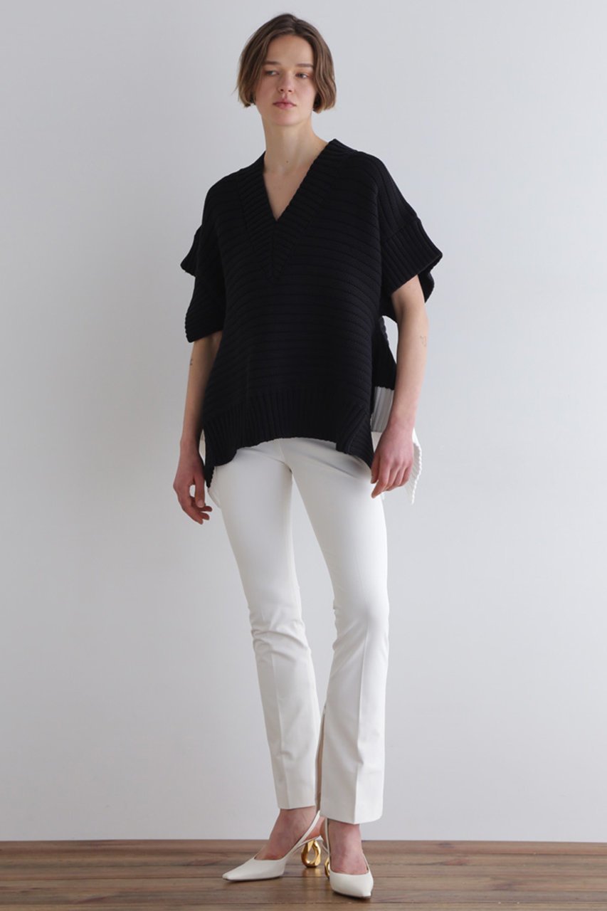 【ル フィル/LE PHIL】のチャンキーバイカラーニットジレ 人気、トレンドファッション・服の通販 founy(ファニー) 　ファッション　Fashion　レディースファッション　WOMEN　アウター　Coat Outerwear　ジャケット　Jackets　カットソー　Cut And Sew　シンプル　Simple　ジャケット　Jacket　チューブ　Tube　ベスト　Vest　ベーシック　Basic　other-6|ID: prp329100004437900 ipo3291000000031713976