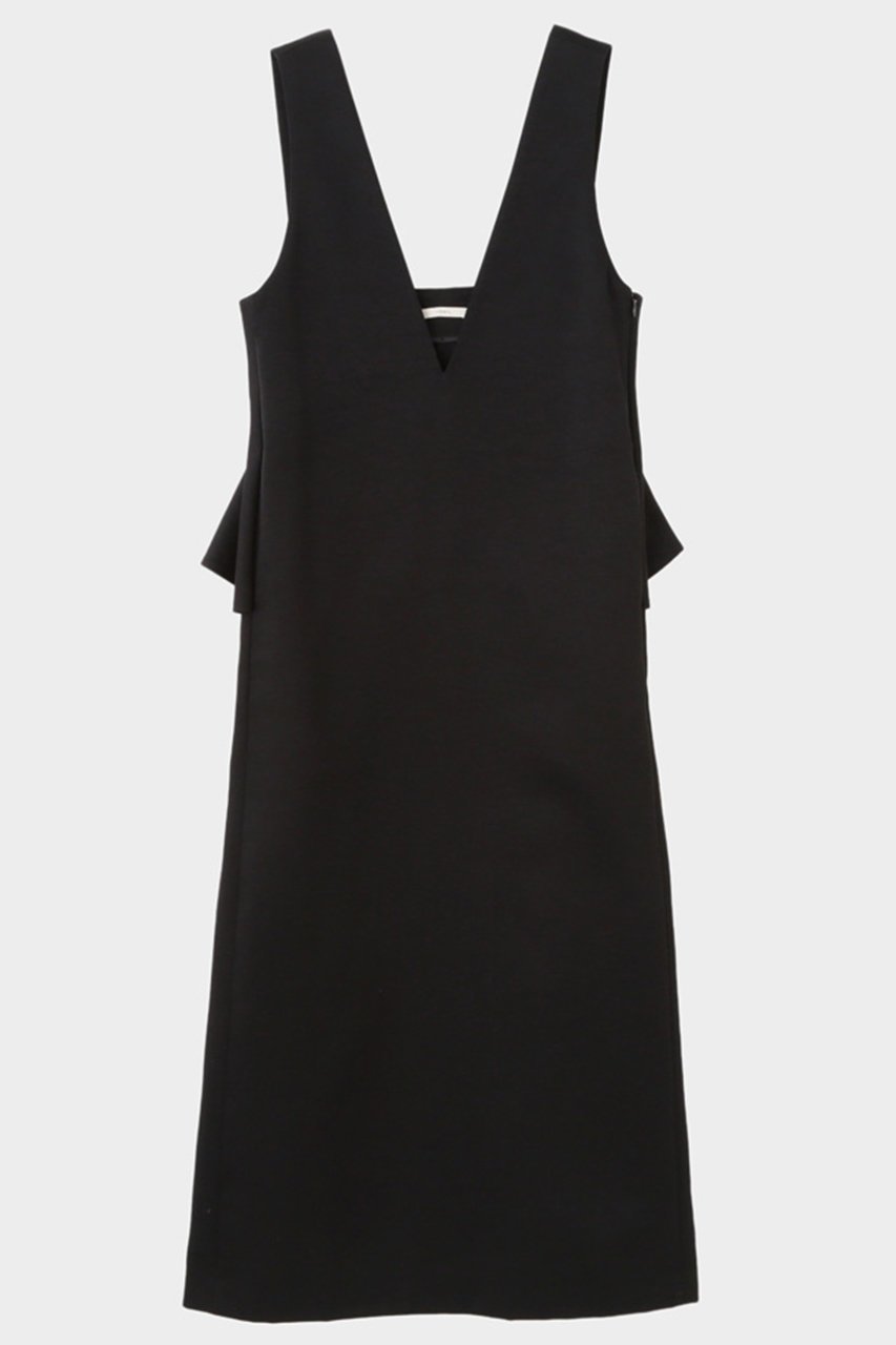 【ル フィル/LE PHIL】のナイロンバックサテンワンピース インテリア・キッズ・メンズ・レディースファッション・服の通販 founy(ファニー) 　ファッション　Fashion　レディースファッション　Fashion for Women　ワンピース　Dresses　チュニック　Tunic Tops & Dresses　インナー　Innerwear　サテン　Satin, Glossy Fabric　チュニック　Tunic, Long Top　バランス　Balance, Style Balance　フロント　Front, Front Design　ロング　Long, Long-Length　ブラック|ID: prp329100004437901 ipo3291000000032871907