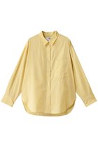 【スリー ドッツ/three dots】のコットンリネン シャツ イエロー|ID: prp329100004437914 ipo3291000000036393707