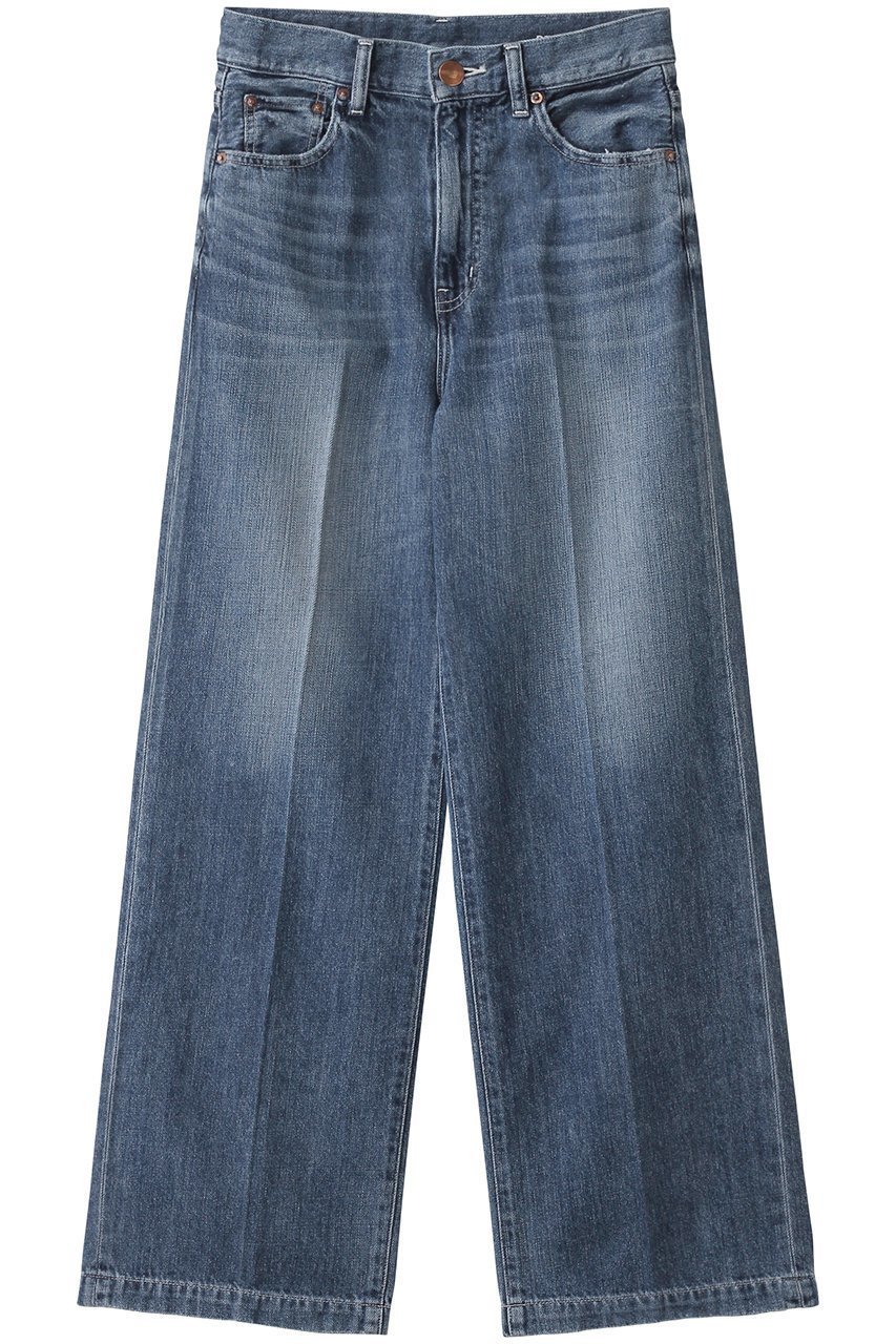 【レッドカード トーキョー/RED CARD TOKYO】のSlogan ルーズストレートデニムパンツ インテリア・キッズ・メンズ・レディースファッション・服の通販 founy(ファニー) 　ファッション　Fashion　レディースファッション　Fashion for Women　パンツ　Pants & Trousers　デニムパンツ・ジーンズ・美脚デニム　Denim Jeans & Pants　シンプル　Simple, Minimal　ストレート　Straight, Straight Cut　デニム　Denim, Jeans Material　フィット　Fit, Slim Fit　フォルム　Silhouette, Form　ルーズ　Loose, Oversized　エレガント 上品　Elegant　夏　Summer　定番　Standard, Basic Item　春　Spring　S/S・春夏　SS, Spring/Summer, Warm Season　kita - Air Mid|ID: prp329100004439215 ipo3291000000035418927