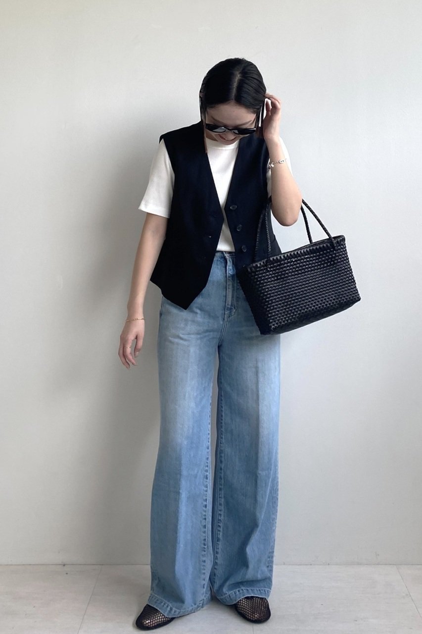 【レッドカード トーキョー/RED CARD TOKYO】のSlogan ルーズストレートデニムパンツ 人気、トレンドファッション・服の通販 founy(ファニー) 　ファッション　Fashion　レディースファッション　WOMEN　パンツ　Pants　デニムパンツ　Denim Pants　シンプル　Simple　ストレート　Straight　デニム　Denim　フィット　Fit　エレガント 上品　Elegant　再入荷　Restock/Back In Stock/Re Arrival　夏　Summer　定番　Standard　other-6|ID: prp329100004439216 ipo3291000000032124921
