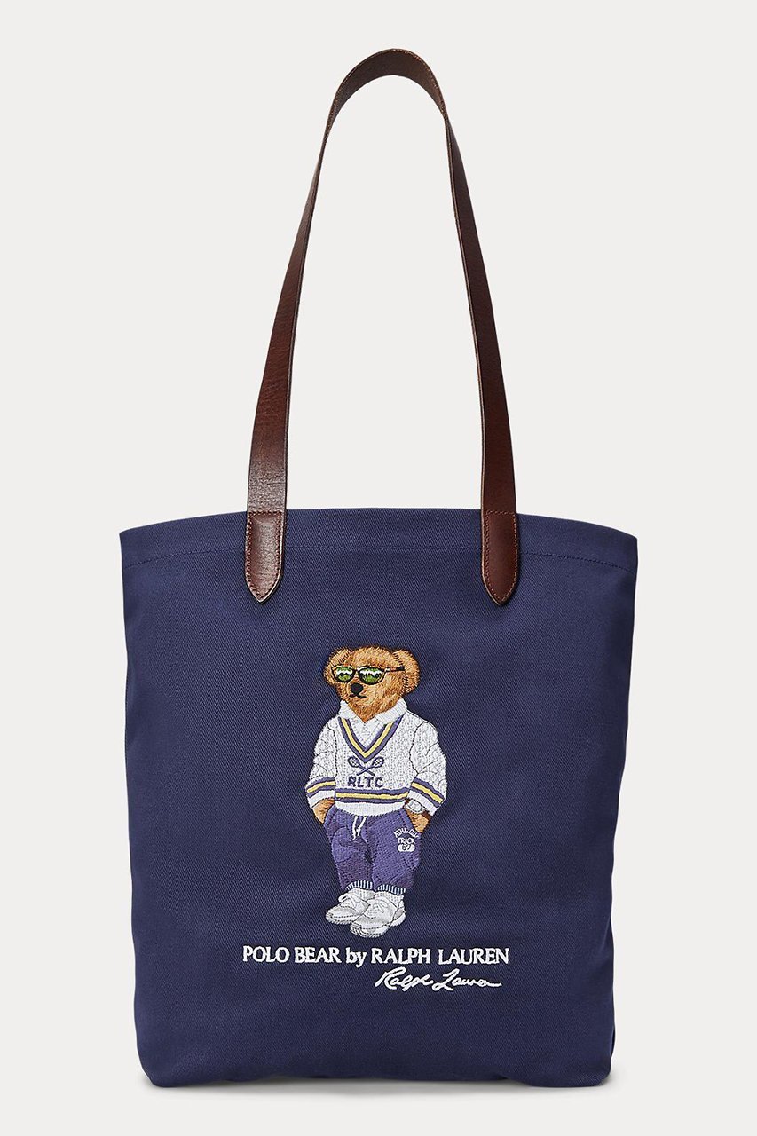 【ラルフローレン/RALPH LAUREN】の【UNISEX】【POLO RALPH LAUREN】Polo ベア ショッパー トート インテリア・キッズ・メンズ・レディースファッション・服の通販 founy(ファニー) 　ファッション　Fashion　レディースファッション　Fashion for Women　バッグ　Bags　ユニセックス　Unisex, Genderless　キャンバス　Canvas, Canvas Fabric　シンプル　Simple, Minimal　フロント　Front, Front Design　ネイビー|ID: prp329100004439220 ipo3291000000032781597