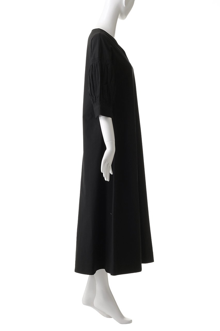 【ハー/HER.】のギャザースリーブAラインマキシワンピース 人気、トレンドファッション・服の通販 founy(ファニー) 　ファッション　Fashion　レディースファッション　WOMEN　ワンピース　Dress　チュニック　Tunic　マキシワンピース　Maxi Dress　ギャザー　Gather　スリーブ　Sleeve　チュニック　Tunic　バランス　Balance　フレア　Flare　ロング　Long　other-3|ID: prp329100004440214 ipo3291000000031256574