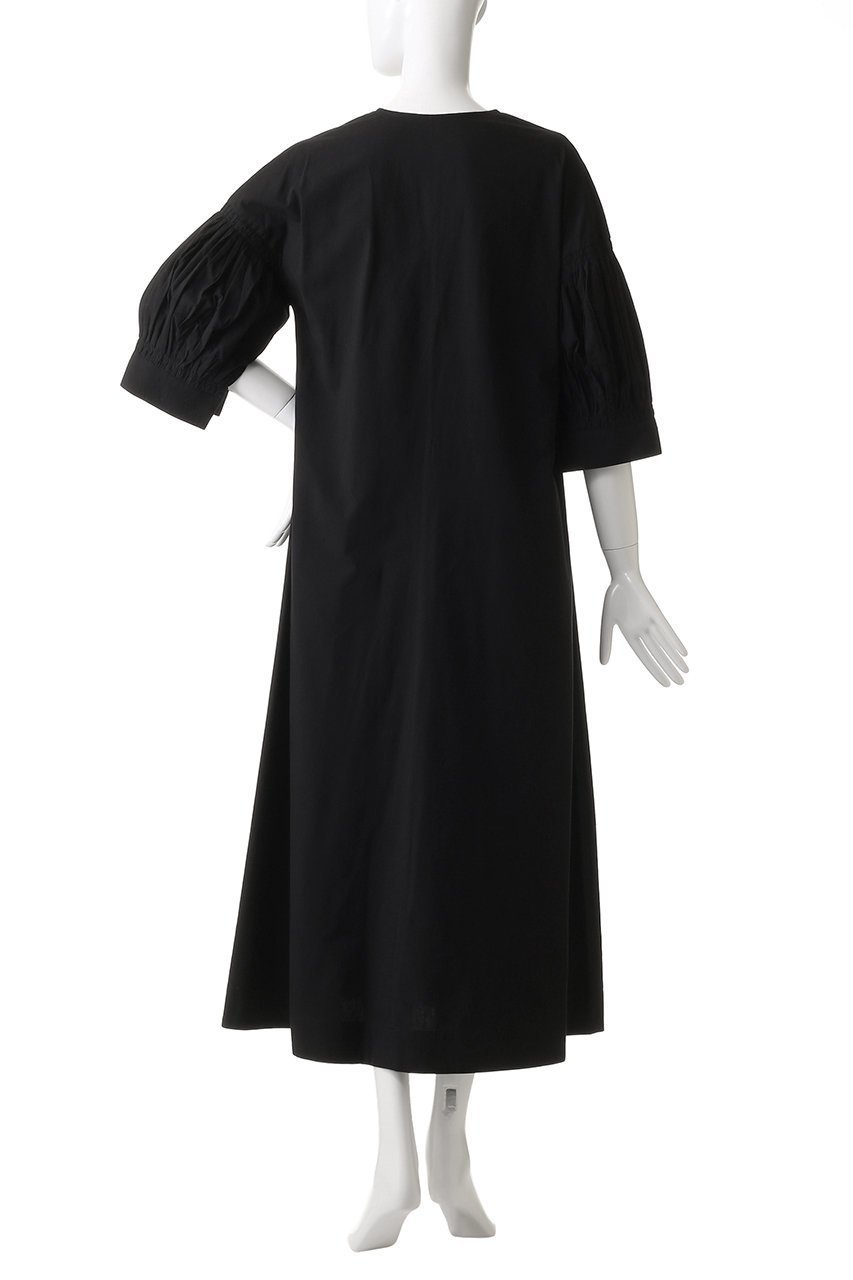 【ハー/HER.】のギャザースリーブAラインマキシワンピース 人気、トレンドファッション・服の通販 founy(ファニー) 　ファッション　Fashion　レディースファッション　WOMEN　ワンピース　Dress　チュニック　Tunic　マキシワンピース　Maxi Dress　ギャザー　Gather　スリーブ　Sleeve　チュニック　Tunic　バランス　Balance　フレア　Flare　ロング　Long　other-4|ID: prp329100004440214 ipo3291000000031256576