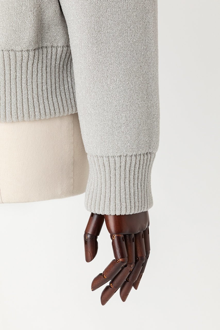 【オーヴィル/EAUVIRE】のダブルフェイスラメブルゾン 人気、トレンドファッション・服の通販 founy(ファニー) 　ファッション　Fashion　レディースファッション　WOMEN　アウター　Coat Outerwear　ジャケット　Jackets　ブルゾン　Blouson/Jackets　カッティング　Cutting　ジャケット　Jacket　ダブル　Double　フェイス　Face　フォルム　Form　ブルゾン　Blouson　人気　Popularity　定番　Standard　春　Spring　軽量　Lightweight　other-6|ID: prp329100004440215 ipo3291000000031326073