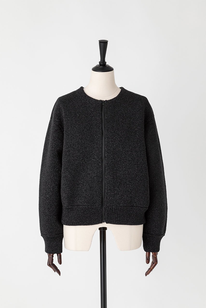 【オーヴィル/EAUVIRE】のダブルフェイスラメブルゾン インテリア・キッズ・メンズ・レディースファッション・服の通販 founy(ファニー) 　ファッション　Fashion　レディースファッション　Fashion for Women　アウター　Coat / Outerwear Collection　レディースジャケット・軽アウター　Jackets　ブルゾンジャケット・スポーティアウター　Blouson Jackets　カッティング　Cutting Detail　ジャケット　Jacket, Outerwear　ダブル　Double, Double-Breasted　フェイス　Face, Facial Design　フォルム　Silhouette, Form　ブルゾン　Blouson, Bomber Jacket　人気　Popular, Best Seller　定番　Standard, Basic Item　春　Spring　軽量　Lightweight, Ultra Light　ブラック|ID: prp329100004440215 ipo3291000000032956159