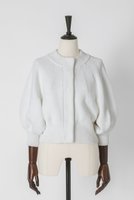 【オーヴィル/EAUVIRE】のパフスリーブカーディガン 人気、トレンドファッション・服の通販 founy(ファニー) ファッション Fashion レディースファッション WOMEN トップス・カットソー Tops/Tshirt ニット Knit Tops カーディガン Cardigans イタリア Italy カーディガン Cardigan シルク Silk スリーブ Sleeve ハイネック High Neck フロント Front NEW・新作・新着・新入荷 New Arrivals |ID:prp329100004440216