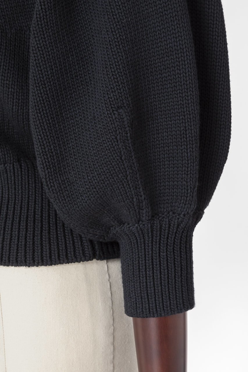 【オーヴィル/EAUVIRE】のパフスリーブカーディガン 人気、トレンドファッション・服の通販 founy(ファニー) 　ファッション　Fashion　レディースファッション　WOMEN　トップス・カットソー　Tops/Tshirt　ニット　Knit Tops　カーディガン　Cardigans　イタリア　Italy　カーディガン　Cardigan　シルク　Silk　スリーブ　Sleeve　ハイネック　High Neck　フロント　Front　other-5|ID: prp329100004440216 ipo3291000000031326076