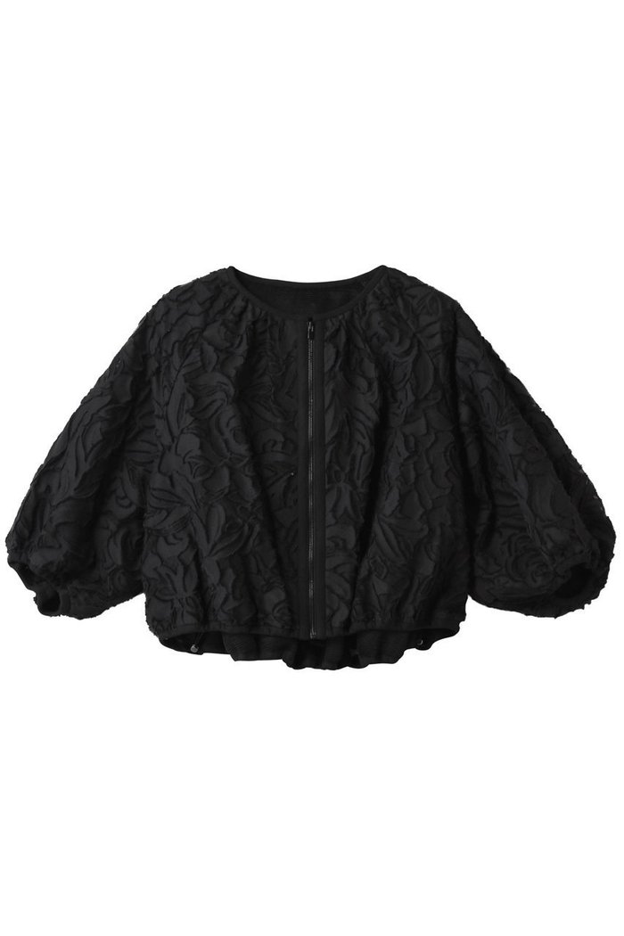 【オーヴィル/EAUVIRE】のバルーンブルゾン インテリア・キッズ・メンズ・レディースファッション・服の通販 founy(ファニー) https://founy.com/ ファッション Fashion レディースファッション Fashion for Women アウター Coat / Outerwear Collection レディースジャケット・軽アウター Jackets ブルゾンジャケット・スポーティアウター Blouson Jackets ショート Short, Short Length シルク Silk, 100% Silk ジャカード／ジャガード Jacquard, Woven Pattern ジャケット Jacket, Outerwear ドローコード Drawcord, Drawstring Cord バルーン Balloon, Balloon Silhouette ブルゾン Blouson, Bomber Jacket メッシュ Mesh, Net Fabric 春 Spring |ID: prp329100004440218 ipo3291000000035420294