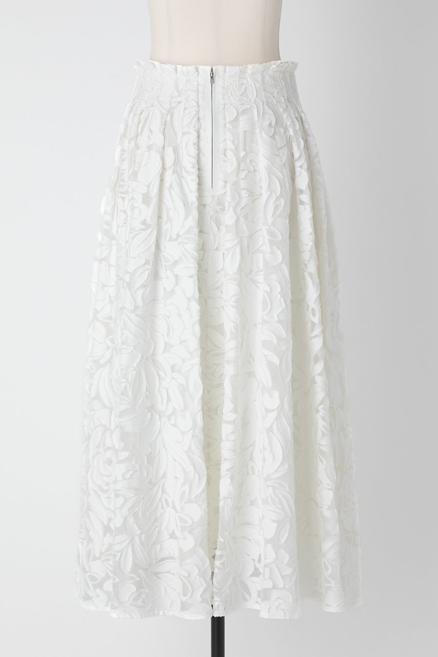 【オーヴィル/EAUVIRE】のボリュームタックスカート 人気、トレンドファッション・服の通販 founy(ファニー) 　ファッション　Fashion　レディースファッション　Fashion for Women　スカート　Skirts　エレガント 上品　Elegant　シルク　Silk, 100% Silk　ジャカード／ジャガード　Jacquard, Woven Pattern　フレア　Flare, Flared　other-3|ID: prp329100004440219 ipo3291000000035955643