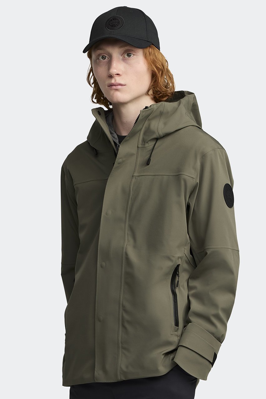 【カナダグース/CANADA GOOSE / MEN】の【MEN】5633MB Rupert Rain Jacket Black Label ルパート レイン ジャケット 人気、トレンドファッション・服の通販 founy(ファニー) 　ファッション　Fashion　メンズファッション　MEN　アウトドア　Outdoor　ジャケット　Jacket　スカラップ　Scalloped　スタイリッシュ　Stylish　ストライプ　Stripe　スリム　Slim　ダブル　Double　フロント　Front　ポケット　Pocket　レイン　Rain　other-3|ID: prp329100004440224 ipo3291000000031256647