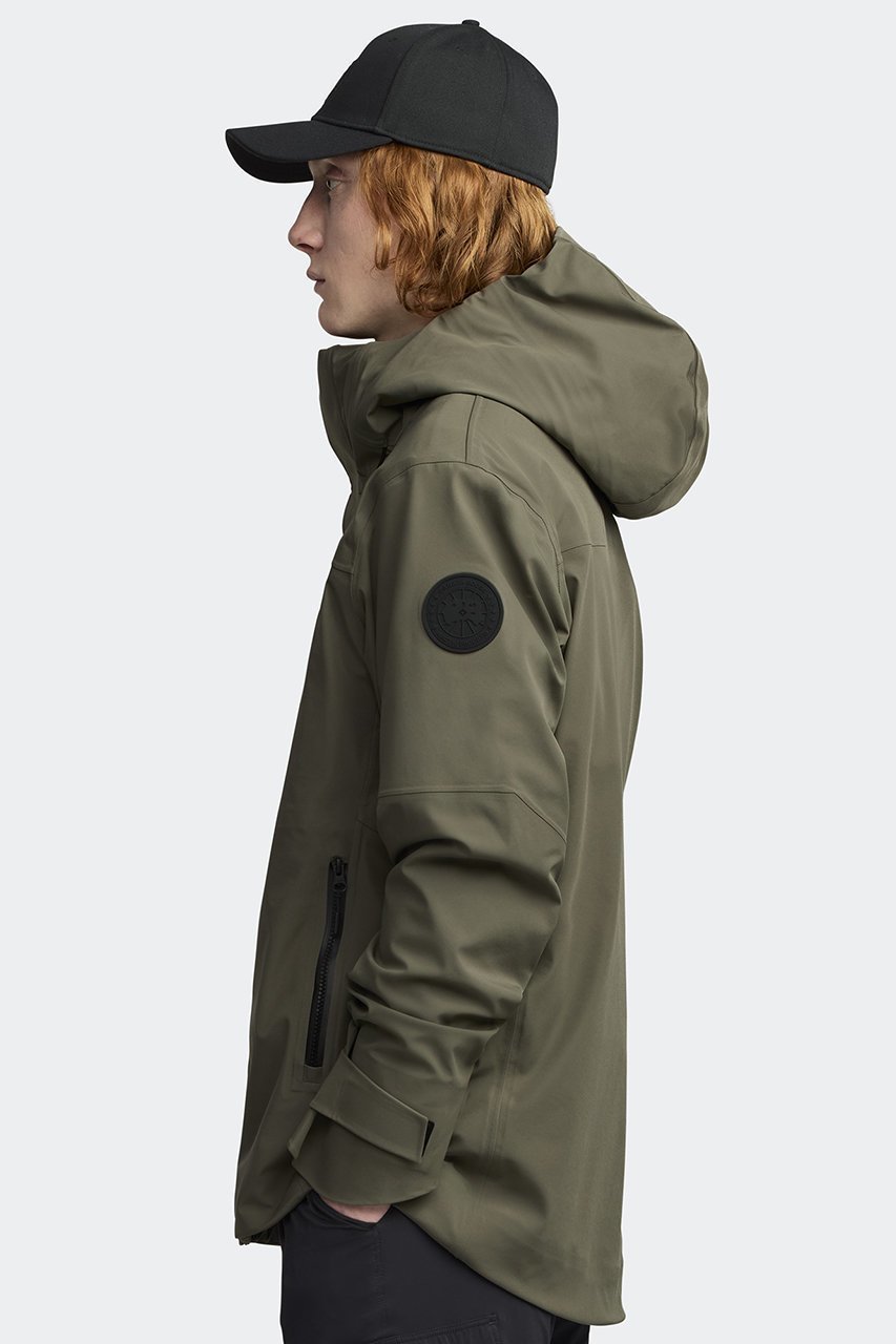 【カナダグース/CANADA GOOSE / MEN】の【MEN】5633MB Rupert Rain Jacket Black Label ルパート レイン ジャケット 人気、トレンドファッション・服の通販 founy(ファニー) 　ファッション　Fashion　メンズファッション　MEN　アウトドア　Outdoor　ジャケット　Jacket　スカラップ　Scalloped　スタイリッシュ　Stylish　ストライプ　Stripe　スリム　Slim　ダブル　Double　フロント　Front　ポケット　Pocket　レイン　Rain　other-4|ID: prp329100004440224 ipo3291000000031256649