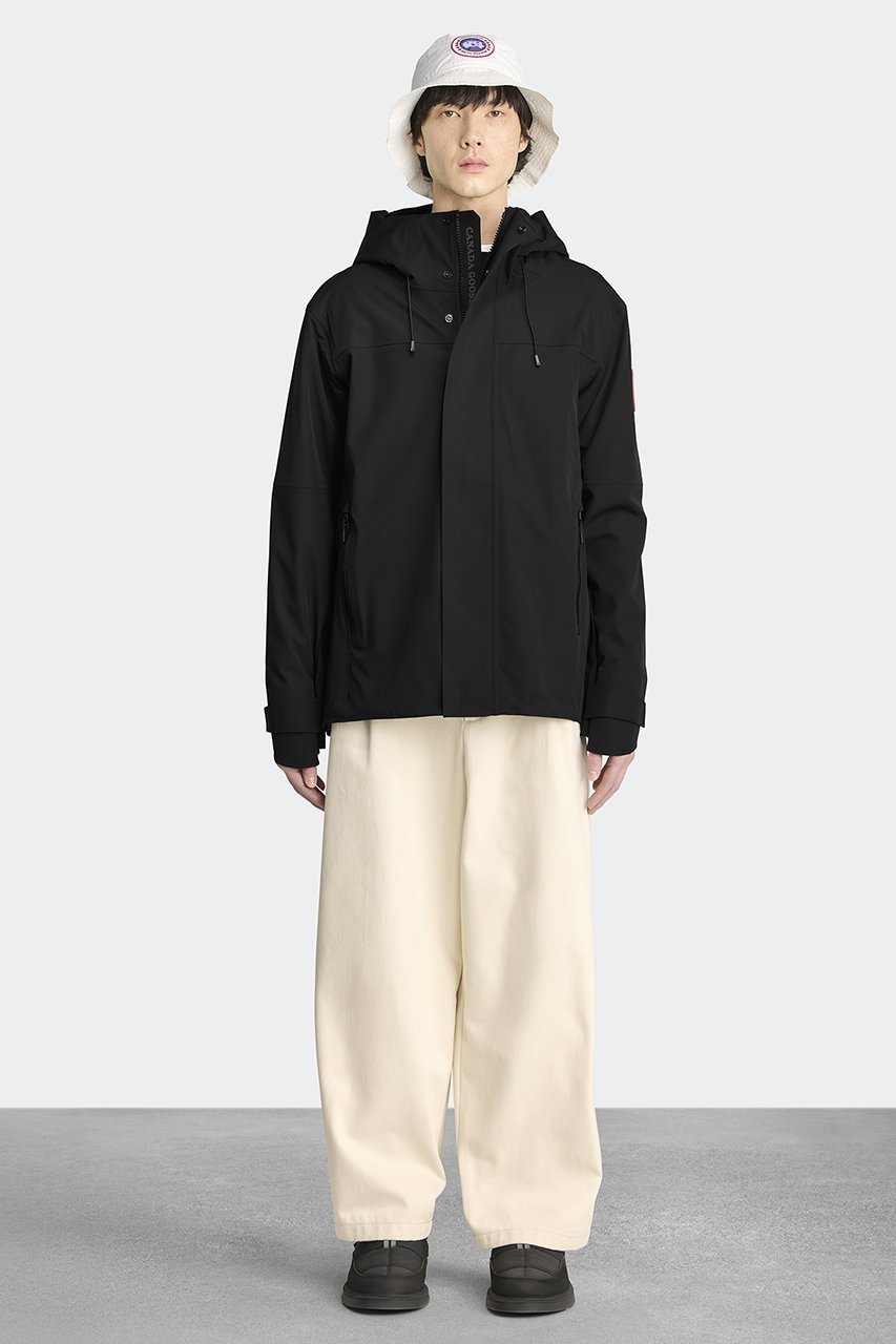 【カナダグース/CANADA GOOSE / MEN】の【MEN】5633M Rupert Rain Jacket ルパート レイン ジャケット 人気、トレンドファッション・服の通販 founy(ファニー) 　ファッション　Fashion　メンズファッション　MEN　アウトドア　Outdoor　ジャケット　Jacket　スカラップ　Scalloped　スタイリッシュ　Stylish　ストライプ　Stripe　スリム　Slim　ダブル　Double　フロント　Front　ポケット　Pocket　レイン　Rain　other-2|ID: prp329100004440225 ipo3291000000031256650