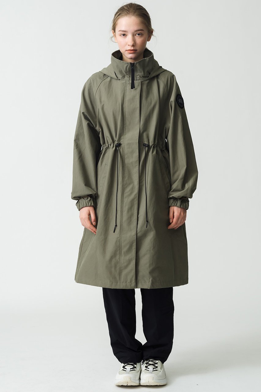 【カナダグース/CANADA GOOSE】の2467WBA Ainsley Wind Coat Black Label エインズリー ウィンド コート 人気、トレンドファッション・服の通販 founy(ファニー) 　ファッション　Fashion　レディースファッション　WOMEN　アウター　Coat Outerwear　コート　Coats　ダイヤモンド　Diamond　ドローコード　Draw Cord　フロント　Front　ポケット　Pocket　ロング　Long　軽量　Lightweight　other-2|ID: prp329100004440232 ipo3291000000031256692