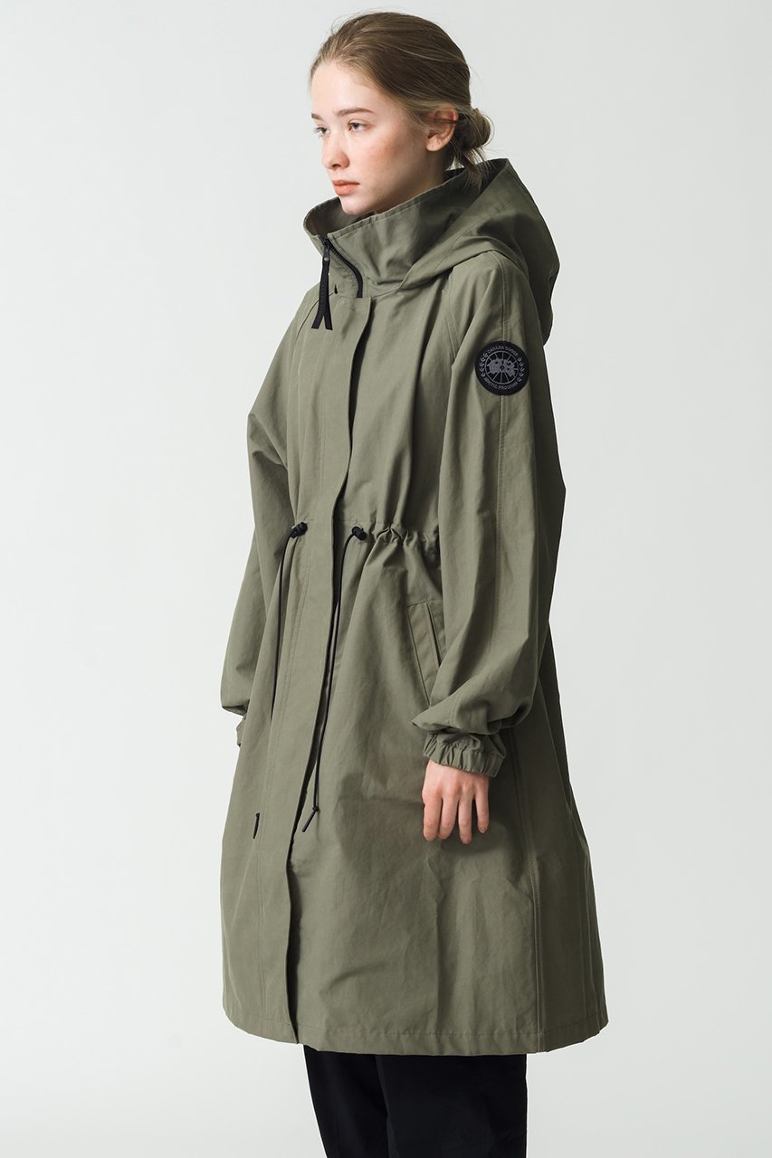 【カナダグース/CANADA GOOSE】の2467WBA Ainsley Wind Coat Black Label エインズリー ウィンド コート 人気、トレンドファッション・服の通販 founy(ファニー) 　ファッション　Fashion　レディースファッション　WOMEN　アウター　Coat Outerwear　コート　Coats　ダイヤモンド　Diamond　ドローコード　Draw Cord　フロント　Front　ポケット　Pocket　ロング　Long　軽量　Lightweight　other-3|ID: prp329100004440232 ipo3291000000031256694