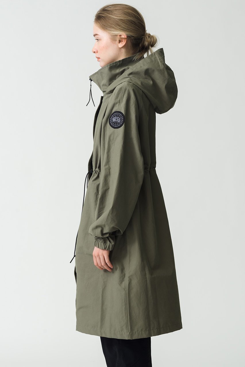 【カナダグース/CANADA GOOSE】の2467WBA Ainsley Wind Coat Black Label エインズリー ウィンド コート 人気、トレンドファッション・服の通販 founy(ファニー) 　ファッション　Fashion　レディースファッション　WOMEN　アウター　Coat Outerwear　コート　Coats　ダイヤモンド　Diamond　ドローコード　Draw Cord　フロント　Front　ポケット　Pocket　ロング　Long　軽量　Lightweight　other-4|ID: prp329100004440232 ipo3291000000031256696