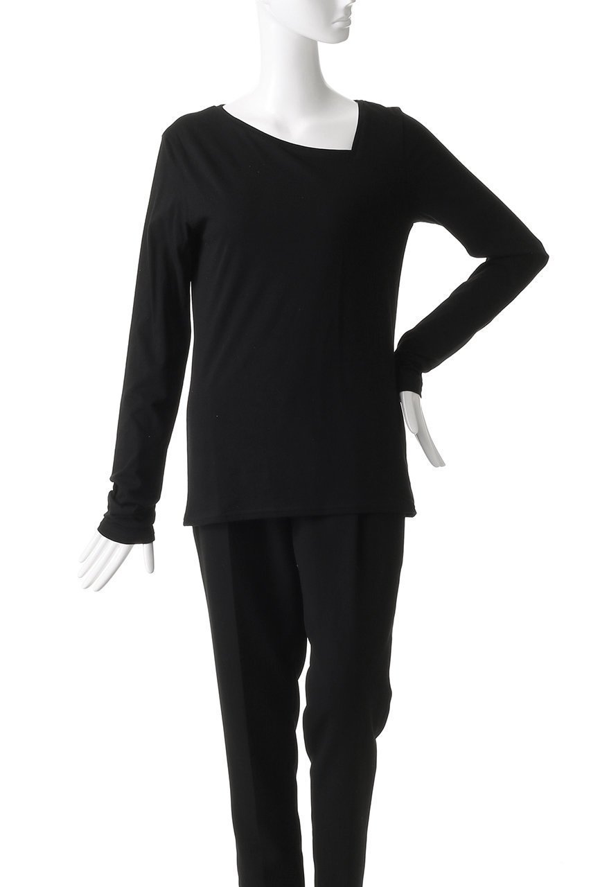 【ハー/HER.】のアシメネックカットソー 人気、トレンドファッション・服の通販 founy(ファニー) 　ファッション　Fashion　レディースファッション　WOMEN　トップス・カットソー　Tops/Tshirt　シャツ/ブラウス　Shirts/Blouses　ロング / Tシャツ　T-Shirts　カットソー　Cut and Sewn　アシンメトリー　Asymmetry　カットソー　Cut And Sew　ショート　Short　スリーブ　Sleeve　other-2|ID: prp329100004440236 ipo3291000000031256715