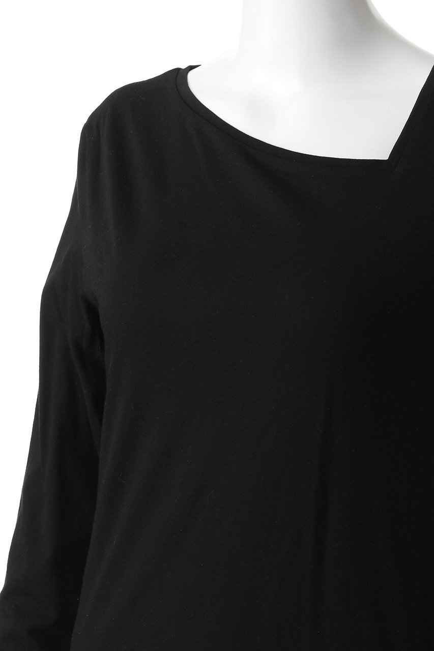 【ハー/HER.】のアシメネックカットソー 人気、トレンドファッション・服の通販 founy(ファニー) 　ファッション　Fashion　レディースファッション　Fashion for Women　トップス・カットソー　Cut & Sew Tops　シャツ・ブラウス・オフィスカジュアル　Elegant Blouses & Button-Ups　ロングTシャツ・Tシャツ　Longline T-Shirts & Tees　カットソー・ベーシックTシャツ　Cut-and-Sewn Tops / Stretch Tees & Basics　アシンメトリー　Asymmetrical Style　カットソー　Cut and Sewn Top　ショート　Short, Short Length　スリーブ　Sleeve, Long Sleeve / Short Sleeve　再入荷　Restock / Back in Stock　other-5|ID: prp329100004440236 ipo3291000000032732004
