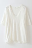 【ハー/HER.】の【3/20 12:00販売開始】VネックネップカットTシャツ 人気、トレンドファッション・服の通販 founy(ファニー) ファッション Fashion レディースファッション WOMEN トップス・カットソー Tops/Tshirt シャツ/ブラウス Shirts/Blouses ロング / Tシャツ T-Shirts カットソー Cut and Sewn Vネック V-Neck カットソー Cut And Sew ショート Short シルク Silk シンプル Simple スリーブ Sleeve ネップ Nep Yarn ヴィンテージ Vintage NEW・新作・新着・新入荷 New Arrivals |ID:prp329100004440237