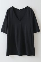 【ハー/HER.】の【3/20 12:00販売開始】VネックネップカットTシャツ チャコールグレー|ID:prp329100004440237