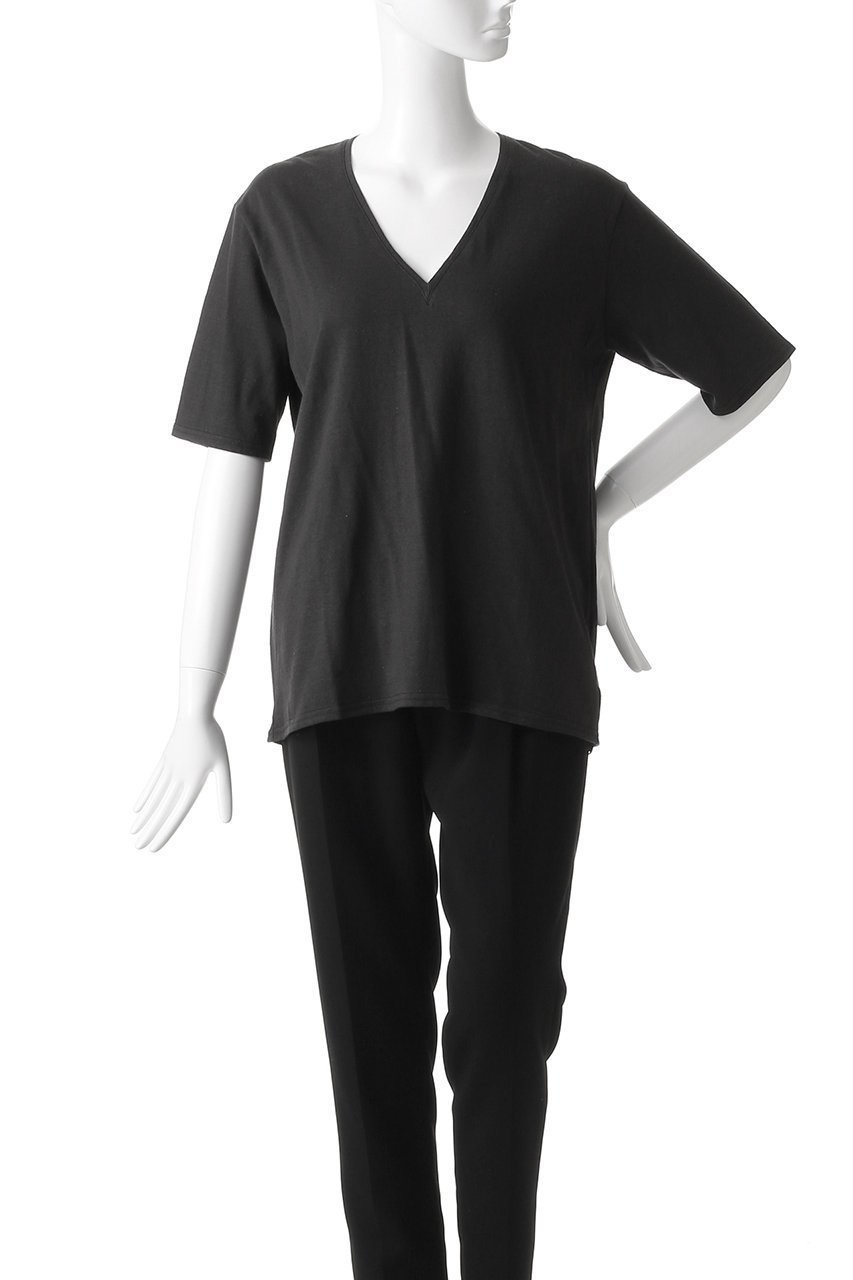 【ハー/HER.】のVネックネップカットTシャツ 人気、トレンドファッション・服の通販 founy(ファニー) 　ファッション　Fashion　レディースファッション　WOMEN　トップス・カットソー　Tops/Tshirt　シャツ/ブラウス　Shirts/Blouses　ロング / Tシャツ　T-Shirts　カットソー　Cut and Sewn　Vネック　V-Neck　カットソー　Cut And Sew　ショート　Short　シルク　Silk　シンプル　Simple　スリーブ　Sleeve　ネップ　Nep Yarn　ヴィンテージ　Vintage　other-2|ID: prp329100004440237 ipo3291000000031256720