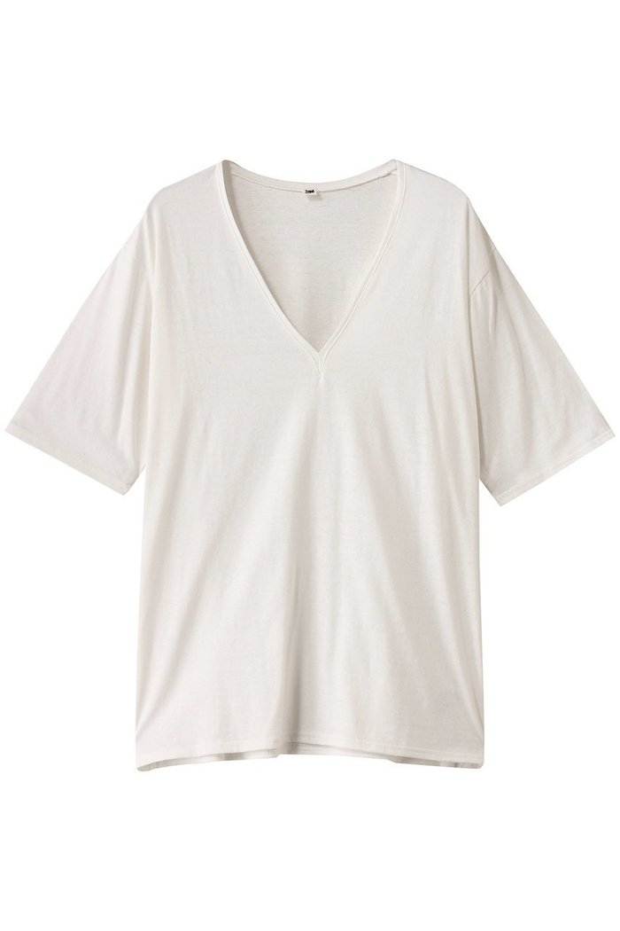 【ハー/HER.】のVネックネップカットTシャツ インテリア・キッズ・メンズ・レディースファッション・服の通販 founy(ファニー) https://founy.com/ ファッション Fashion レディースファッション Fashion for Women トップス・カットソー Cut & Sew Tops シャツ・ブラウス・オフィスカジュアル Elegant Blouses & Button-Ups ロングTシャツ・Tシャツ Longline T-Shirts & Tees カットソー・ベーシックTシャツ Cut-and-Sewn Tops / Stretch Tees & Basics Vネックトップス V-Neck Tops / V-Cut Neckline Shirts カットソー Cut and Sewn Top ショート Short, Short Length シルク Silk, 100% Silk シンプル Simple, Minimal スリーブ Sleeve, Long Sleeve / Short Sleeve ネップ Nepp, Slub Yarn ヴィンテージ Vintage Style 再入荷 Restock / Back in Stock |ID: prp329100004440237 ipo3291000000032732054