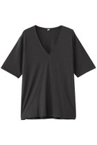 【ハー/HER.】のVネックネップカットTシャツ チャコールグレー|ID: prp329100004440237 ipo3291000000032732056