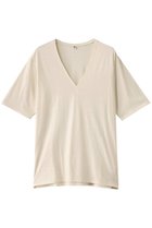 【ハー/HER.】のVネックネップカットTシャツ ベージュ|ID: prp329100004440237 ipo3291000000032732057