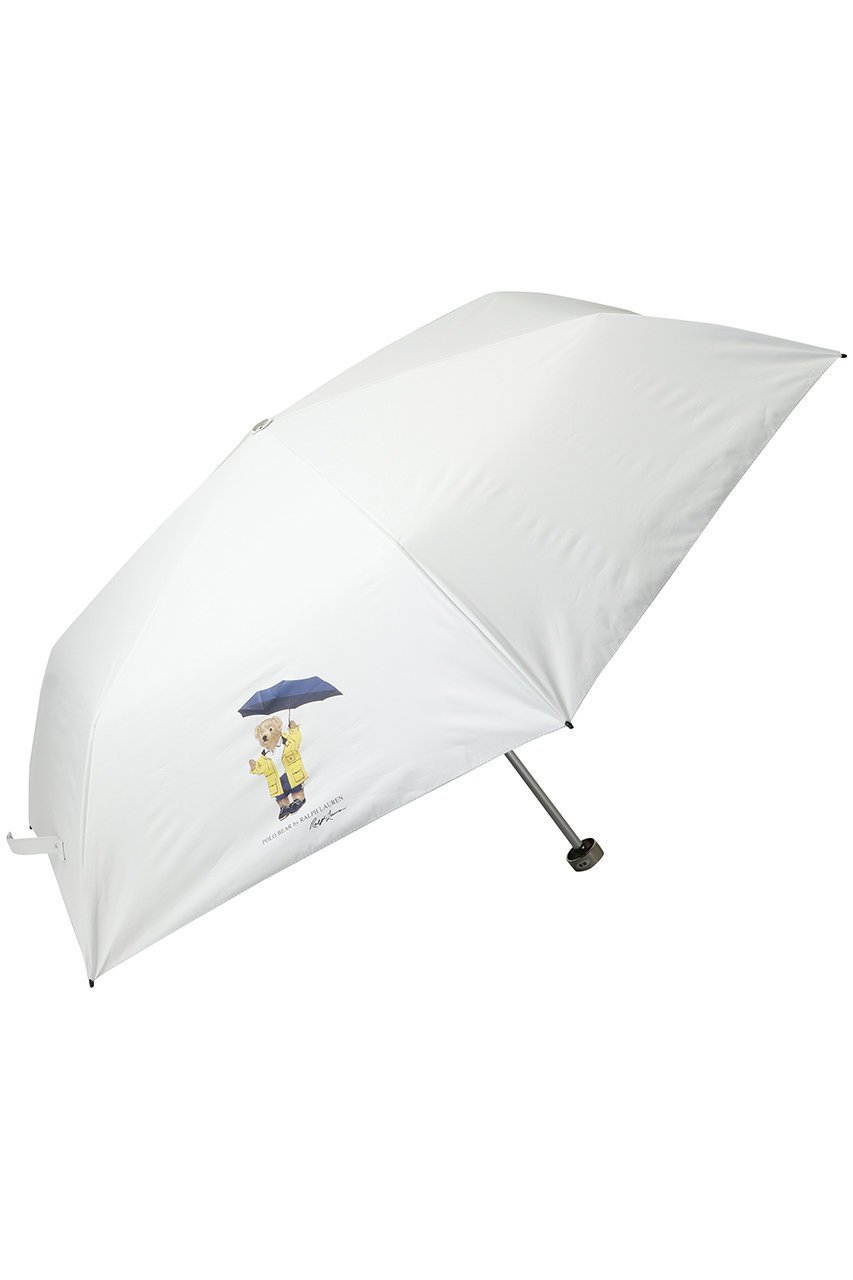 【ポロラルフローレン/POLO RALPH LAUREN】の晴雨兼用楽ミニ レインベアインパクトプリント傘 インテリア・キッズ・メンズ・レディースファッション・服の通販 founy(ファニー) 　ファッション　Fashion　レディースファッション　Fashion for Women　レイングッズ・傘・晴雨兼用傘　Umbrellas & Rain Gear　コンパクト　Compact, Small Size　ハンカチ　Handkerchief, Hanky　プリント　Print, Printed Pattern　傘　Umbrella, Parasol　時計　Watch, Wristwatch　オフホワイト|ID: prp329100004440243 ipo3291000000032802972