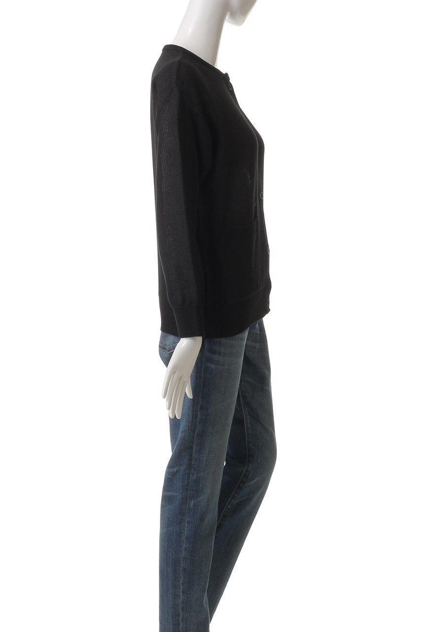 【バトナー/BATONER】のOX サマーニットクルーネックカーディガン 人気、トレンドファッション・服の通販 founy(ファニー) 　ファッション　Fashion　レディースファッション　WOMEN　トップス・カットソー　Tops/Tshirt　ニット　Knit Tops　カーディガン　Cardigans　カーディガン　Cardigan　サマー　Summer　シアー　Sheer　シンプル　Simple　ベーシック　Basic　other-3|ID: prp329100004441120 ipo3291000000031256190