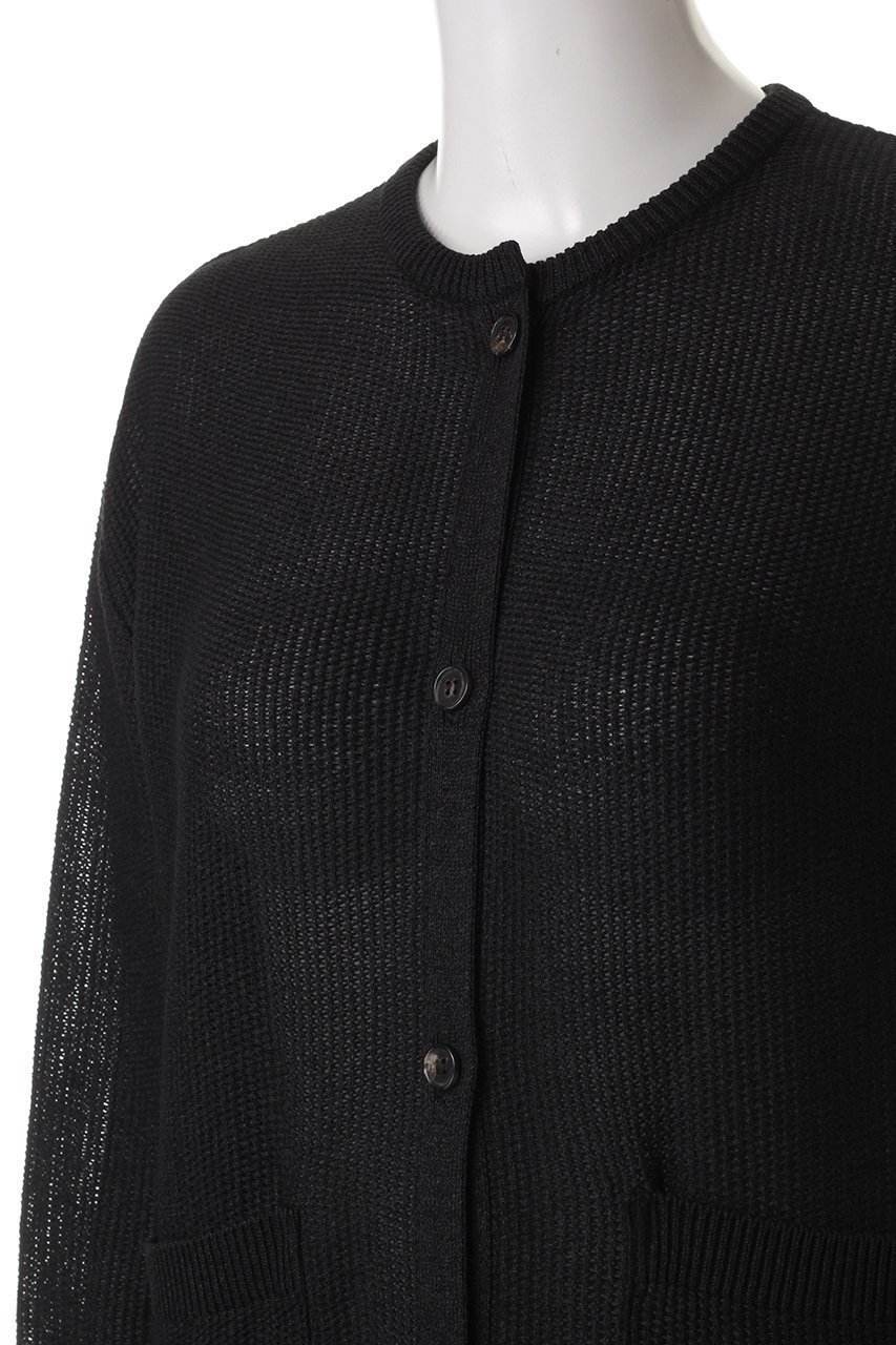 【バトナー/BATONER】のOX サマーニットクルーネックカーディガン 人気、トレンドファッション・服の通販 founy(ファニー) 　ファッション　Fashion　レディースファッション　WOMEN　トップス・カットソー　Tops/Tshirt　ニット　Knit Tops　カーディガン　Cardigans　カーディガン　Cardigan　サマー　Summer　シアー　Sheer　シンプル　Simple　ベーシック　Basic　other-5|ID: prp329100004441120 ipo3291000000031325935