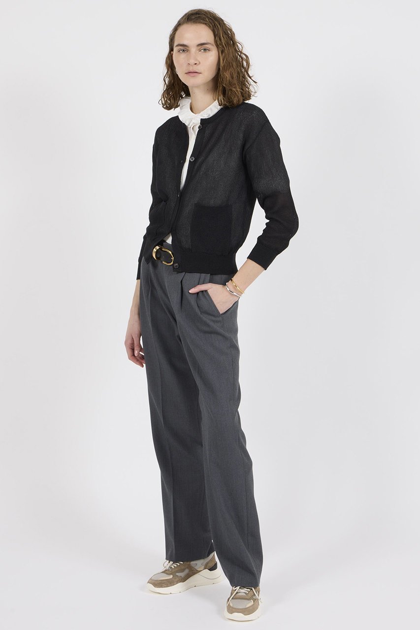 【バトナー/BATONER】のOX サマーニットクルーネックカーディガン 人気、トレンドファッション・服の通販 founy(ファニー) 　ファッション　Fashion　レディースファッション　WOMEN　トップス・カットソー　Tops/Tshirt　ニット　Knit Tops　カーディガン　Cardigans　カーディガン　Cardigan　サマー　Summer　シアー　Sheer　シンプル　Simple　ベーシック　Basic　other-7|ID: prp329100004441120 ipo3291000000031325937