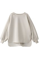 【ルームエイト/Room no.8】のSCUBAジャージ タッキング トップス 人気、トレンドファッション・服の通販 founy(ファニー) ファッション Fashion レディースファッション Fashion for Women トップス・カットソー Cut & Sew Tops シャツ・ブラウス・オフィスカジュアル Elegant Blouses & Button-Ups ロングTシャツ・Tシャツ Longline T-Shirts & Tees カットソー・ベーシックTシャツ Cut-and-Sewn Tops / Stretch Tees & Basics なめらか Smooth, Silky Texture スリーブ Sleeve, Long Sleeve / Short Sleeve トレンド Trend, Trending Now リラックス Relax, Relaxed Fit ロング Long, Long-Length thumbnail クリーム|ID: prp329100004441126 ipo3291000000032863560