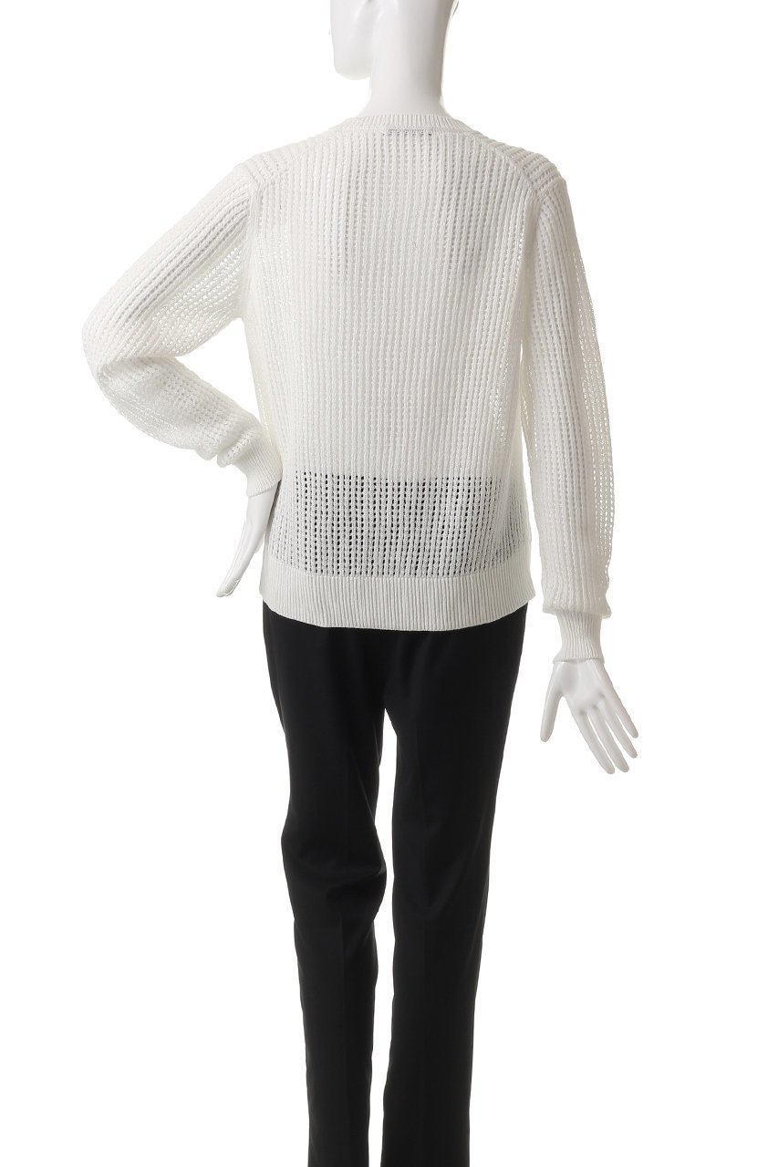 【スローン/SLOANE】の7G透かし編み 和紙×レーヨン クルーネック 人気、トレンドファッション・服の通販 founy(ファニー) 　ファッション　Fashion　レディースファッション　WOMEN　トップス・カットソー　Tops/Tshirt　ニット　Knit Tops　プルオーバー　Pullover　ファブリック　Fabric　ボトム　Bottom　夏　Summer　軽量　Lightweight　透かし　Watermark　other-4|ID: prp329100004441129 ipo3291000000031256245