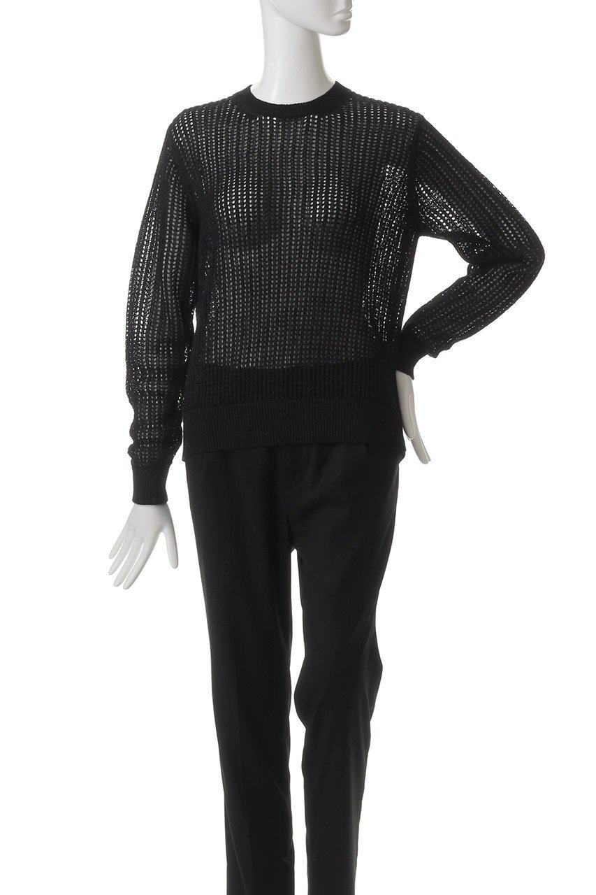 【スローン/SLOANE】の7G透かし編み 和紙×レーヨン クルーネック 人気、トレンドファッション・服の通販 founy(ファニー) 　ファッション　Fashion　レディースファッション　Fashion for Women　トップス・カットソー　Cut & Sew Tops　ニット　Knit Tops & Sweaters　カジュアルプルオーバー・ニットトップス　Pullovers & Knit Tops / Casual Pullovers　ファブリック　Fabric, Textile　ボトム　Bottoms, Lower Wear　夏　Summer　軽量　Lightweight, Ultra Light　透かし　Cut-Out, Lacework　other-2|ID: prp329100004441129 ipo3291000000032940257