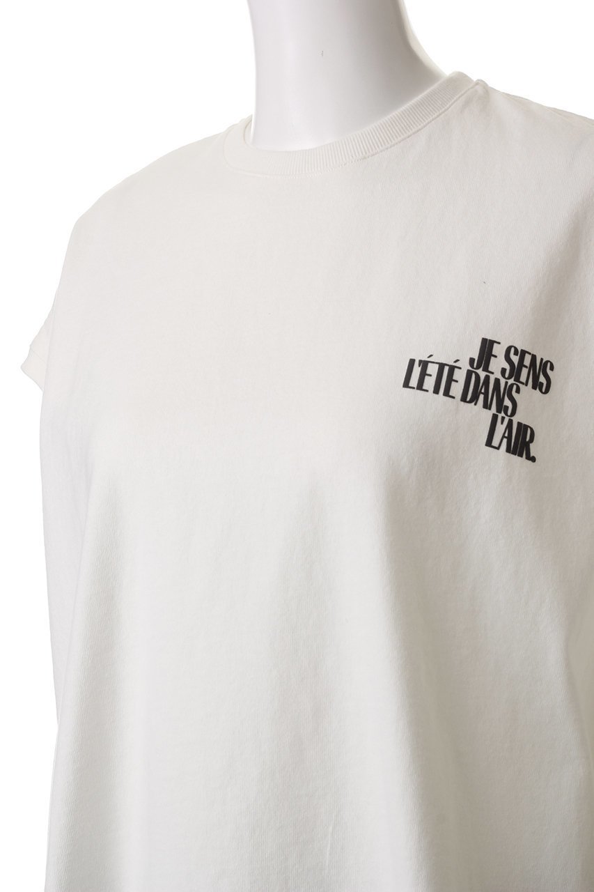 【アッパー ハイツ/upper hights】のBIG NO SLEEVE TEE 人気、トレンドファッション・服の通販 founy(ファニー) 　ファッション　Fashion　レディースファッション　WOMEN　トップス・カットソー　Tops/Tshirt　シャツ/ブラウス　Shirts/Blouses　ロング / Tシャツ　T-Shirts　カットソー　Cut and Sewn　おすすめ　Recommend　ショート　Short　スリーブ　Sleeve　デニム　Denim　ビッグ　Big　リラックス　Relax　夏　Summer　other-5|ID: prp329100004441130 ipo3291000000031325961