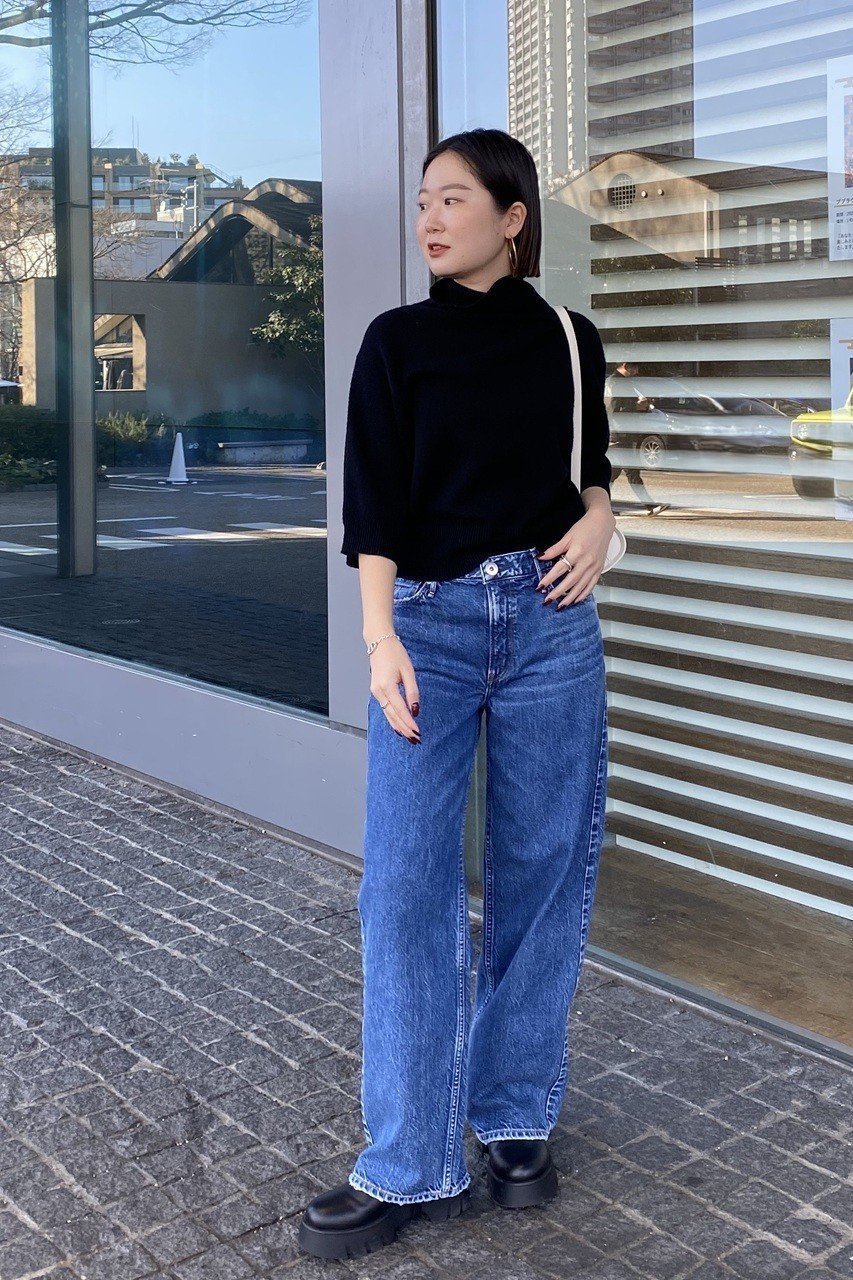 【アッパー ハイツ/upper hights】のTHE NIECE MID-RISE ワイドストレートデニムパンツ 人気、トレンドファッション・服の通販 founy(ファニー) 　ファッション　Fashion　レディースファッション　Fashion for Women　パンツ　Pants & Trousers　デニムパンツ・ジーンズ・美脚デニム　Denim Jeans & Pants　ストレート　Straight, Straight Cut　デニム　Denim, Jeans Material　ワイド　Wide, Wide Fit　人気　Popular, Best Seller　今季　This Season, Current Season　other-6|ID: prp329100004441131 ipo3291000000036099716